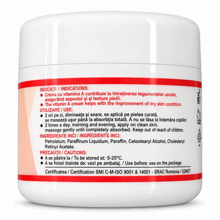 Crema cu Vitamina A, 45 ml, Mebra 824495