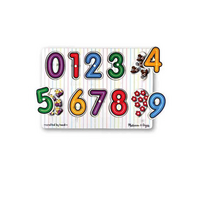 Puzzle din lemn cifrele, +2 ani, Melissa and Doug