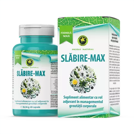 Capsule pentru slabire Max, 340 mg, 60 capsule, Hypericum