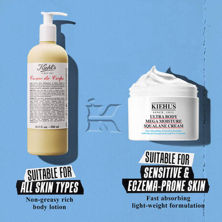 Crema hidratanta pentru corp Ultra Body Mega Moisture Squalane, 250 ml, Kiehl's 676237
