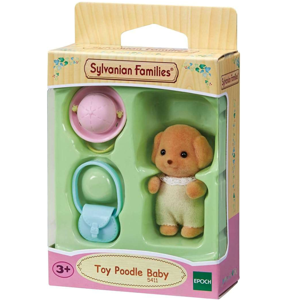 Figurina Bebe Poodle Sylvanian Families, +3 ani, Epoch