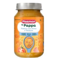 Meniu cu ton, legume si paste, +7 luni, 200 g, Plasmon