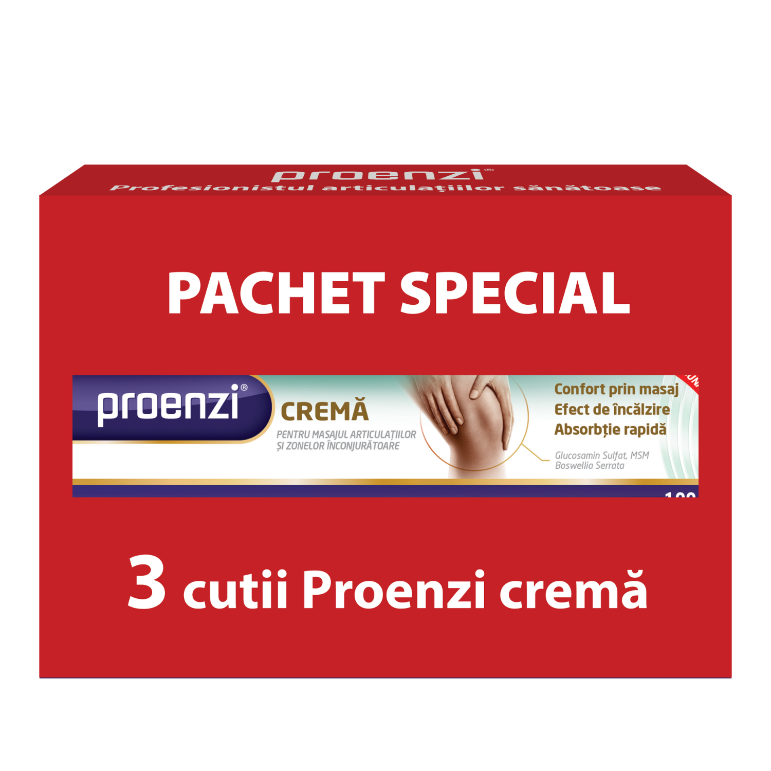 Pachet Crema Proenzi, 3 x 100 ml, Walmark