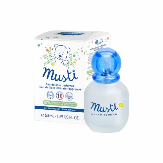 Apa parfumata de ingrijire Musti, 50 ml, Mustela