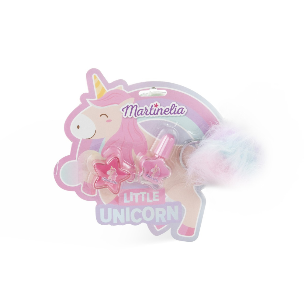 Set de  infrumusetare cu breloc Little Unicorn, +5 ani, Martinelia