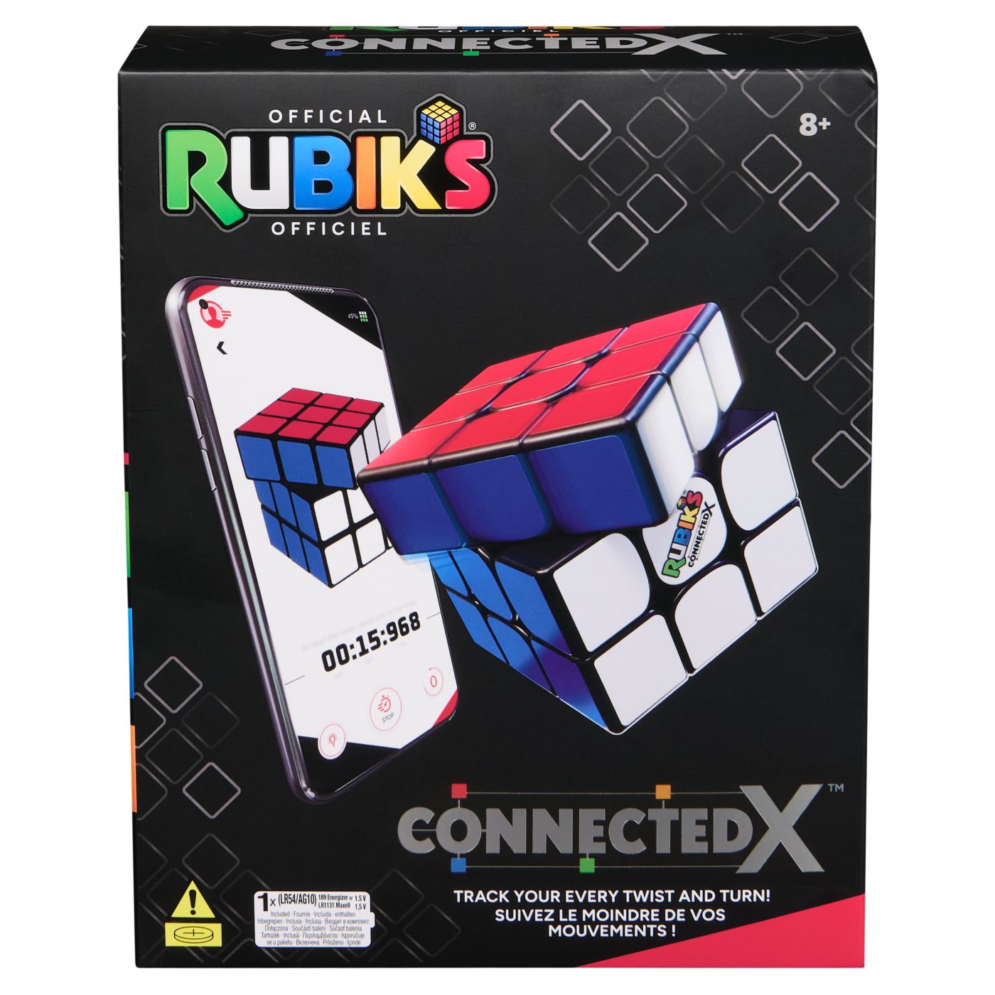 Cub Rubik Connected X 3x3 cu aplicatie, +8 ani, Rubik`s