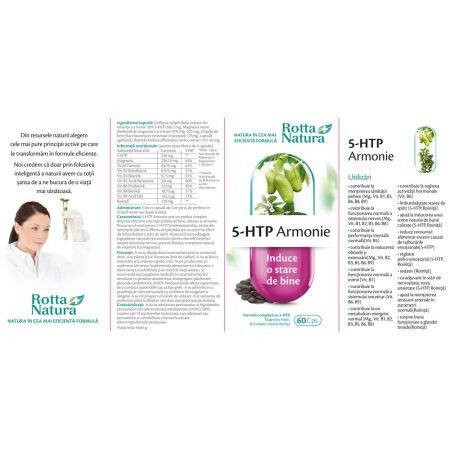 5-HTP Armonie, 60 capsule, Rotta Natura 676743