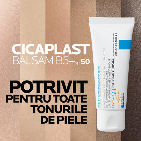 Balsam ultra-reparator calmant SPF50 Cicaplast Baume B5+, 40 ml, La Roche Posay 676899