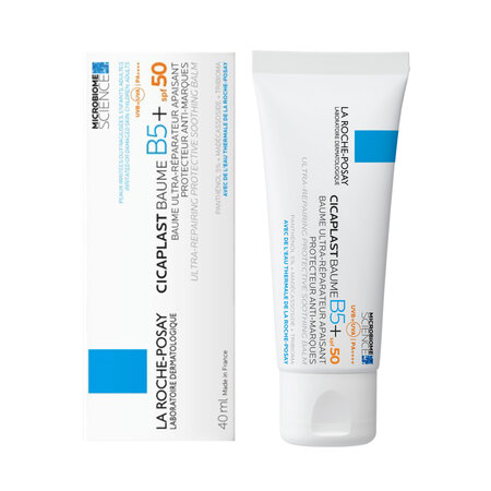 Balsam ultra-reparator calmant SPF50 Cicaplast Baume B5+, 40 ml, La Roche Posay 676901