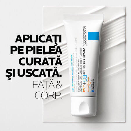 Balsam ultra-reparator calmant SPF50 Cicaplast Baume B5+, 40 ml, La Roche Posay 676905