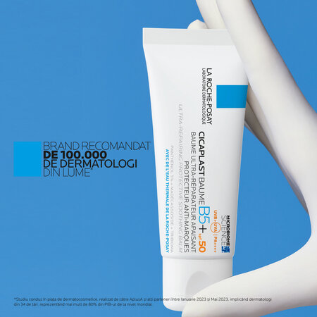 Balsam ultra-reparator calmant SPF50 Cicaplast Baume B5+, 40 ml, La Roche Posay 676906