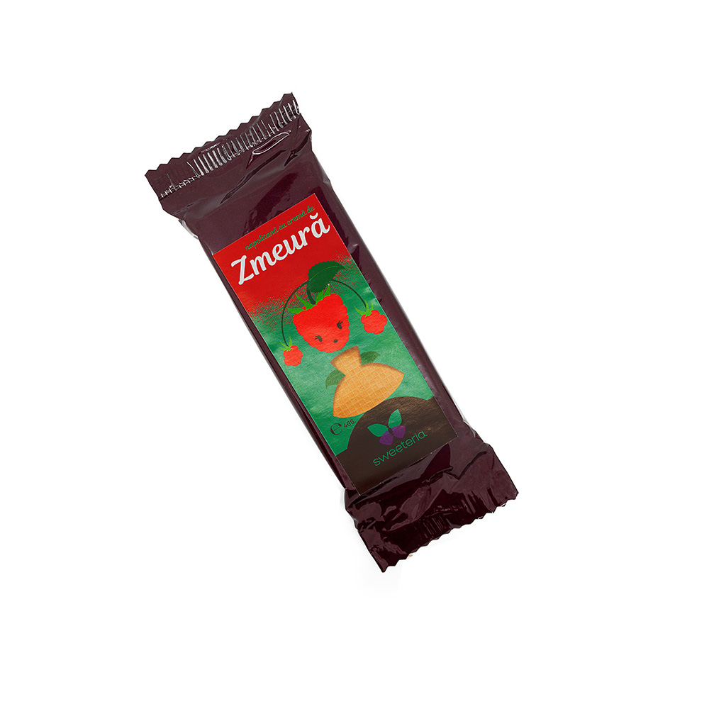 Napolitana cu zmeura, 40 g, Sweeteria