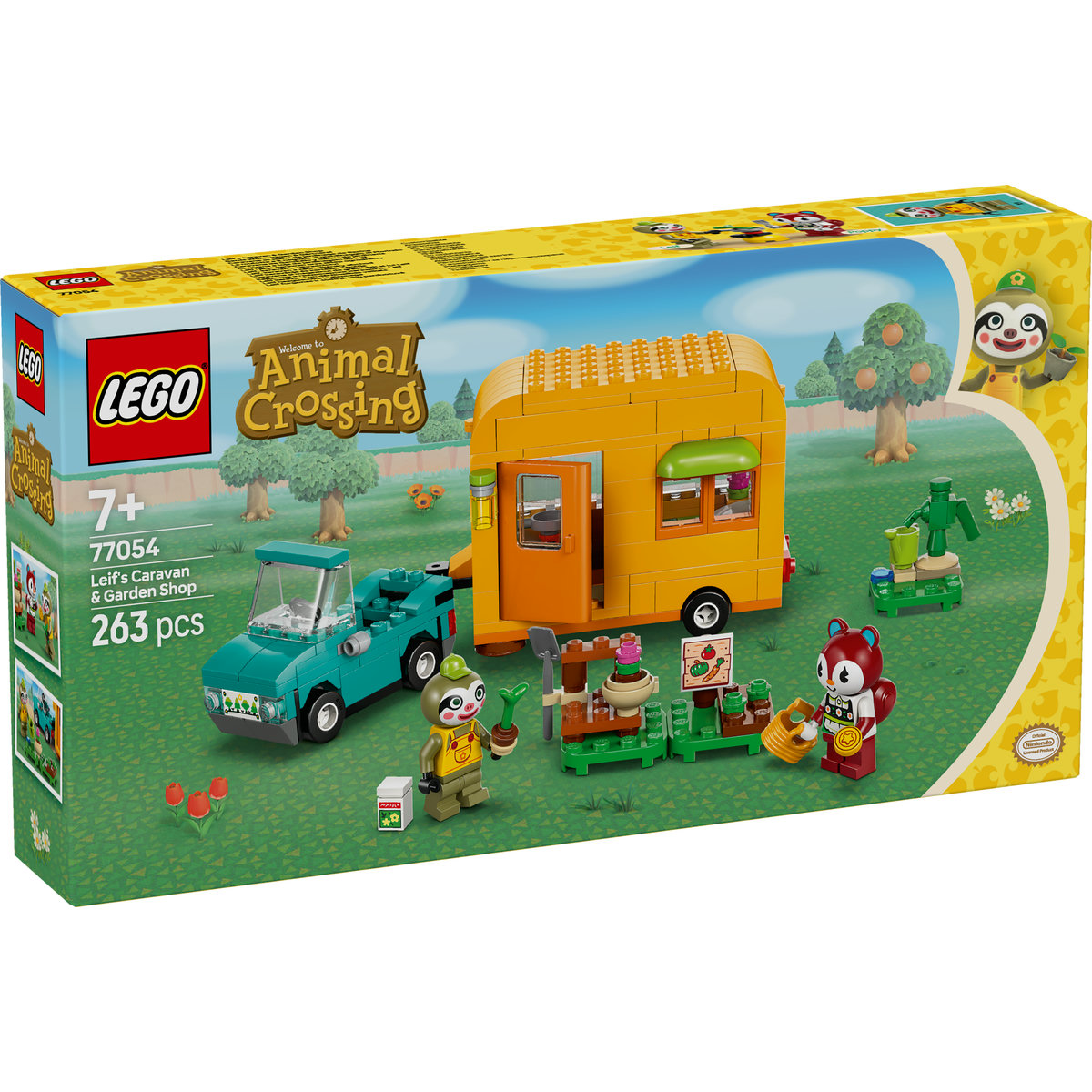 Caravana si magazinul de gradinarit al lui Leif Animal Crossing, 77054, + 7 ani, Lego