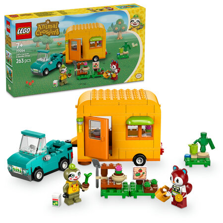 Caravana si magazinul lui Leif Animal Crossing, 77054, 7 ani+, 263 piese, Lego 677057