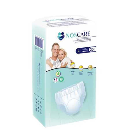 Scutece de incontinenta tip chilot, Marimea L, 20 buc, Noscares