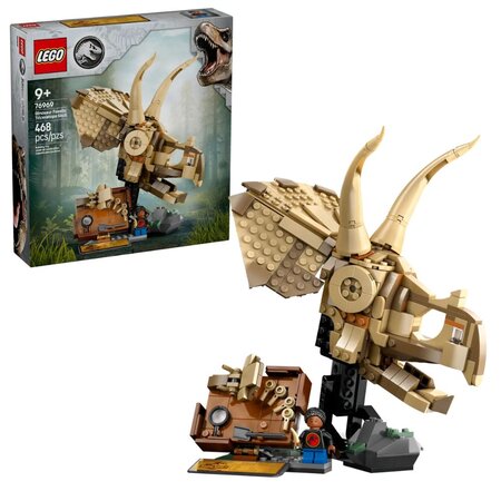 Fosile de dinozaur, craniu de Triceratops Jurassic World, +9 ani, 76969, Lego 677171