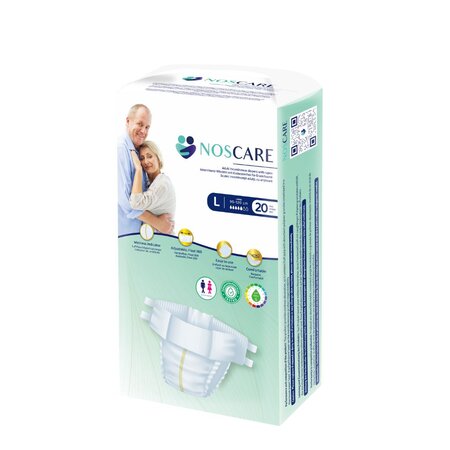 Scutece de incontinenta cu aripioare, Marimea L, 20 buc, Noscares 677120