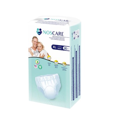 Scutece de incontinenta tip chilot, Marimea XL, 20 buc, Noscares 677124