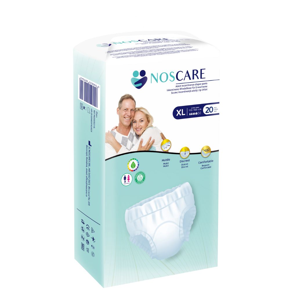 Scutece de incontinenta tip chilot, Marimea XL, 20 buc, Noscares