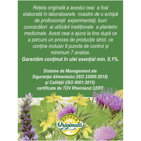 Ceai Hepatocol D43, 20 plicuri, Fares 677127