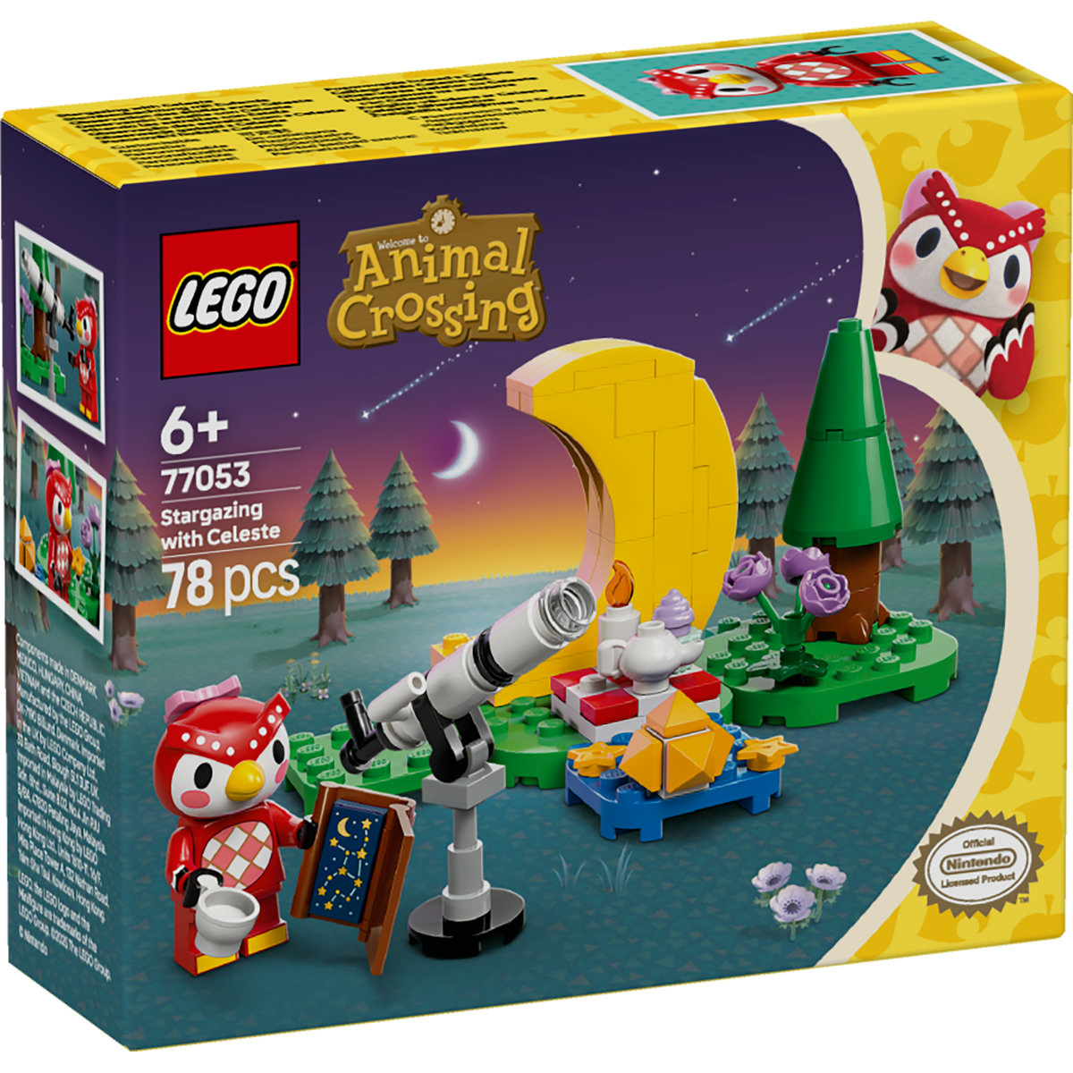 Observarea stelelor cu Celeste Animal Crossing, 77053, + 6 ani, Lego