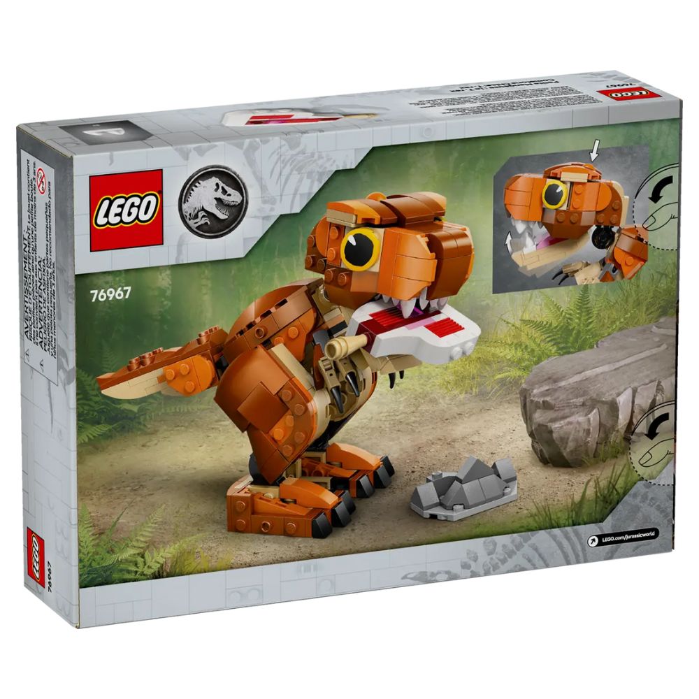 Little Eatie T Rex Jurassic World, +7 ani,76967, Lego