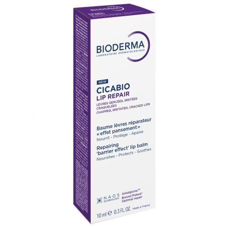 Balsam de buze reparator Cicabio, 10 ml, Bioderma