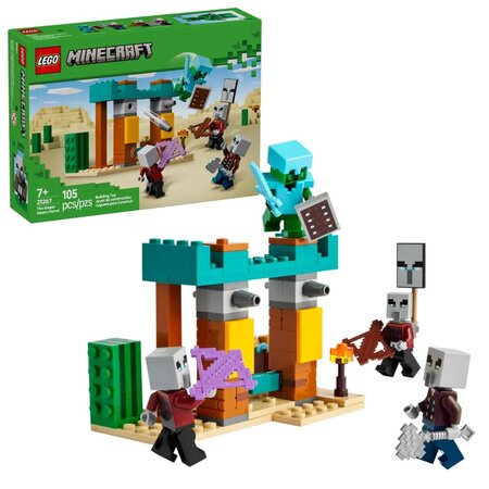 Patrula Illager de desert Minecraft, 7 ani+, 21267, Lego 677255