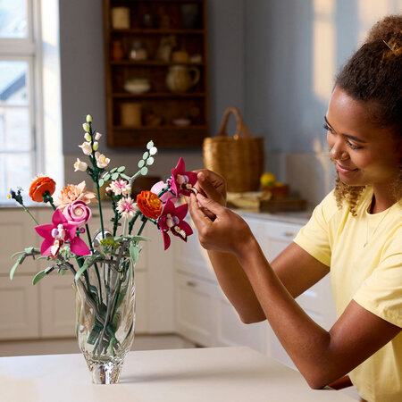 Buchet de flori Botanical Collection, 10342, Roz, + 18 ani, Lego 677263