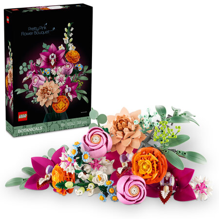 Buchet de flori Botanical Collection, 10342, Roz, + 18 ani, Lego 677265