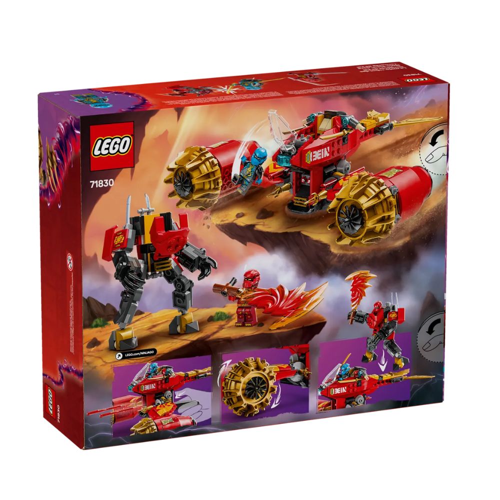 Vehiculul-robot zburator al lui Kai Ninjago, 7 ani+, 71830, Lego