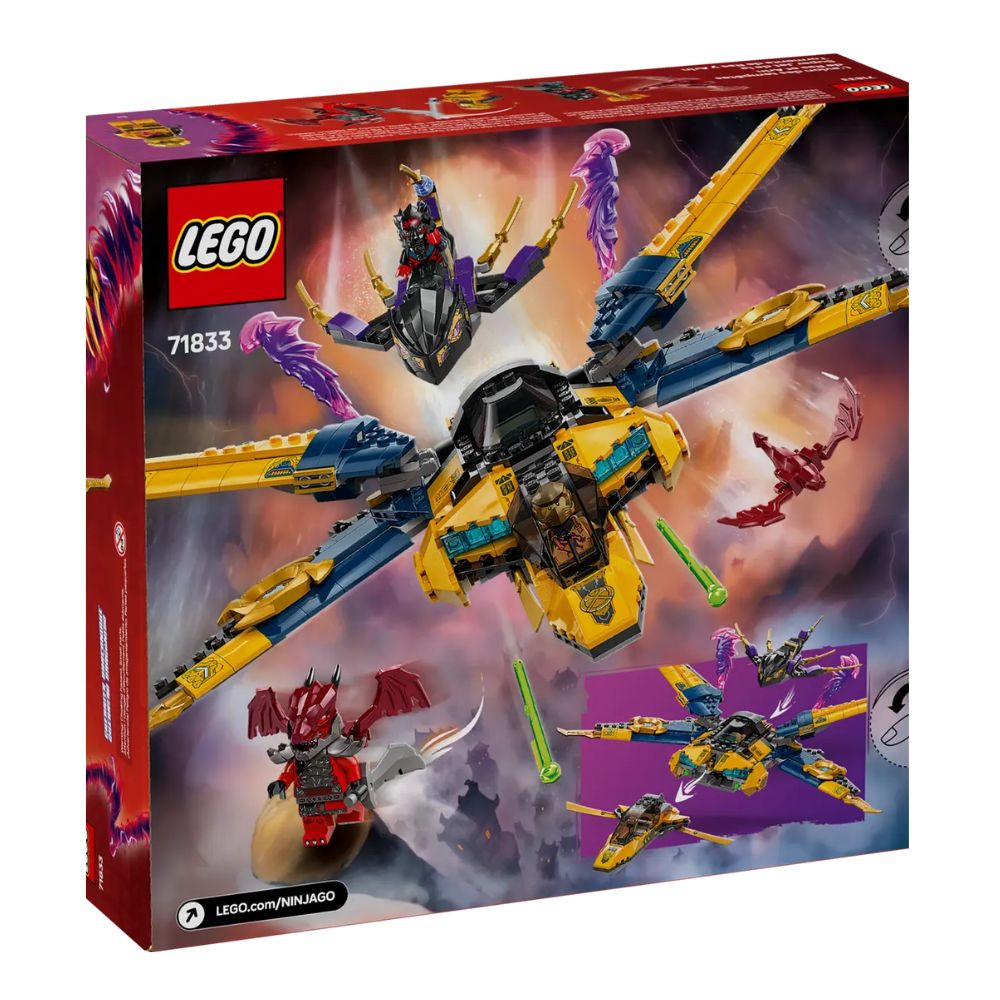 Superavionul cu reactie al lui Ras si Arin Ninjago, 8 ani+, 71833, Lego