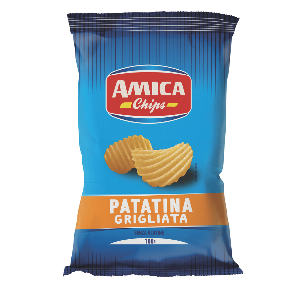 Chipsuri ondulati, 100 g, Amica