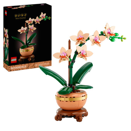 Mini orhidee Botanical Collection, 10343, +18 ani, Lego 677420
