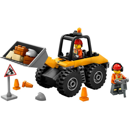 Incarcator pe roti galben pentru constructii City, 60450, + 4 ani, Lego 677440