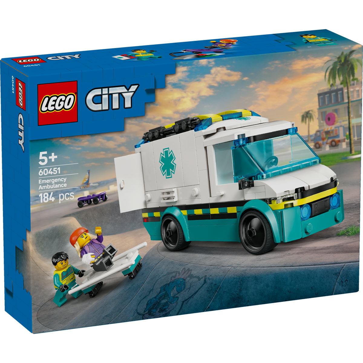 Ambulanta de urgenta City, 60451, + 5 ani, Lego