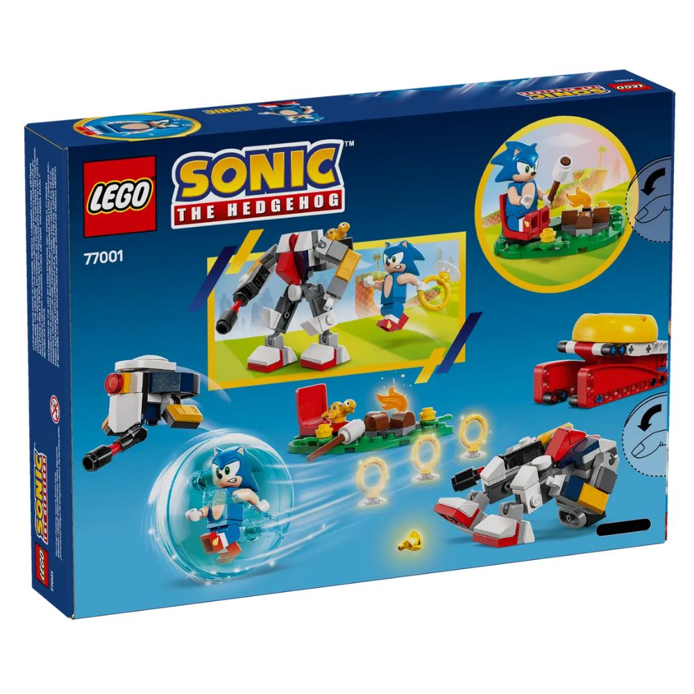 Infruntare la focul de tabara al lui Sonic, 7 ani+, 77001, Lego