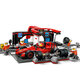 Boxa si mecanici F1 cu masina Ferrari City, 60443, + 6 ani, Lego 677515