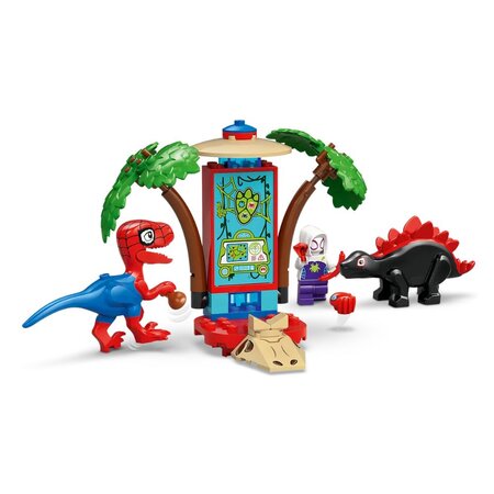 infruntarea dintre dinozaurii Spidey si Gobby la casa-sediu din copac Marvel, 4 ani+, 11200, Lego 677538