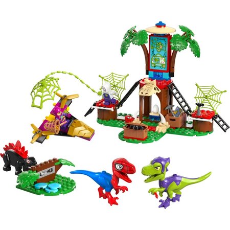 infruntarea dintre dinozaurii Spidey si Gobby la casa-sediu din copac Marvel, 4 ani+, 11200, Lego 677533