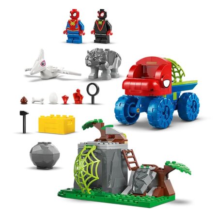 Echipa Spidey in misiune de salvare in Dino Crawler Marvel, 4 ani+, 11199, Lego 677570