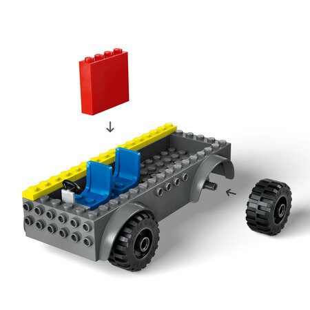 Autospeciala de pompieri cu scara, 60463, 4 ani+, Lego 677582