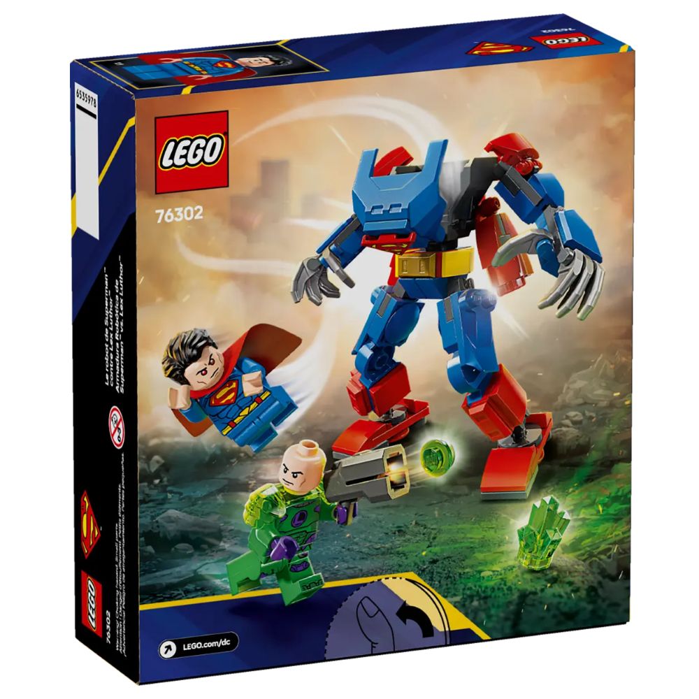 Robotul lui Superman vs Lex Luthor DC, 6 ani+, 76302, Lego