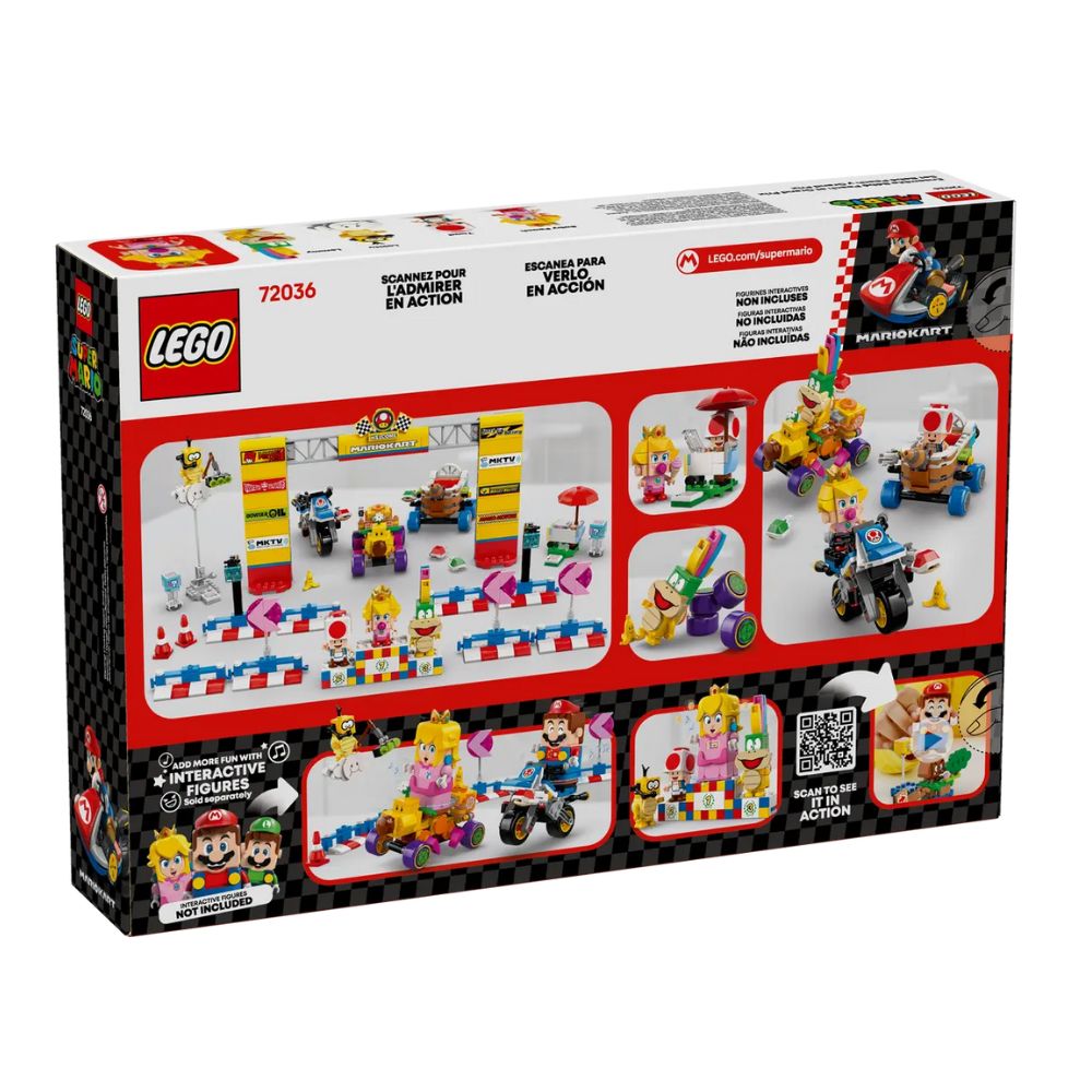 Mario Kart  Set Baby Peach si Grand Prix Super Mario, 8 ani+, 72036, Lego