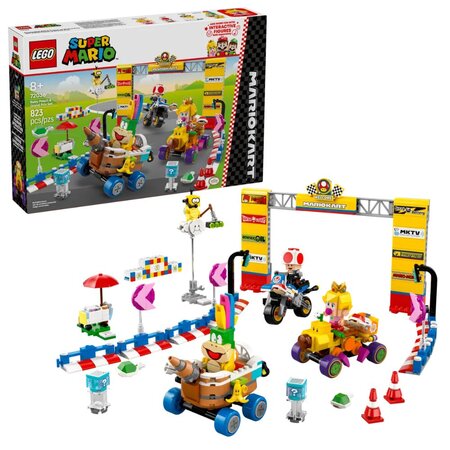 Mario Kart  Set Baby Peach si Grand Prix Super Mario, 8 ani+, 72036, Lego 677806
