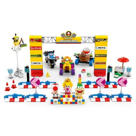 Mario Kart  Set Baby Peach si Grand Prix Super Mario, 8 ani+, 72036, Lego 677804
