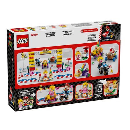 Mario Kart  Set Baby Peach si Grand Prix Super Mario, 8 ani+, 72036, Lego 677800