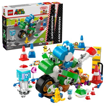 Mario Kart Yoshi Bike Super Mario, 7 ani+, 72031, Lego 677821