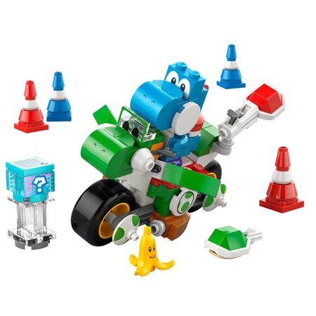 Mario Kart Yoshi Bike Super Mario, 7 ani+, 72031, Lego 677817