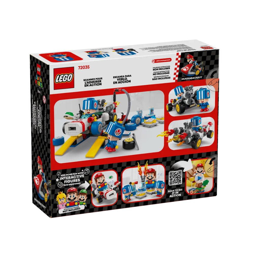 Mario Kart Garajul lui Toad Super Mario, 8 ani+, 72035, Lego